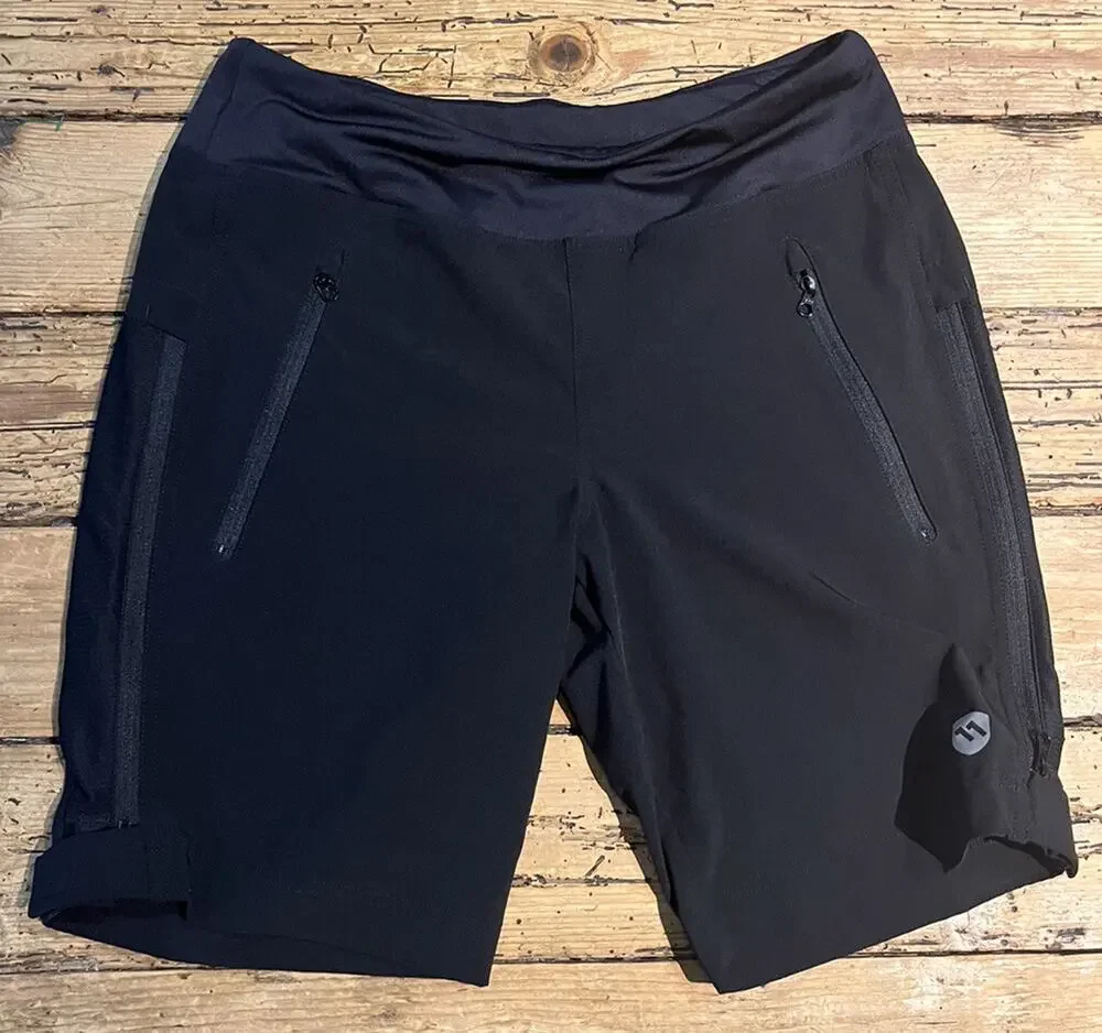 Eleven Pine Mens Size S Black Biker Shorts NWOT